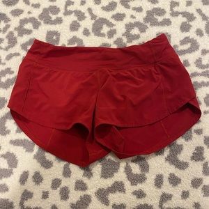 Lulu lemon shorts size 4